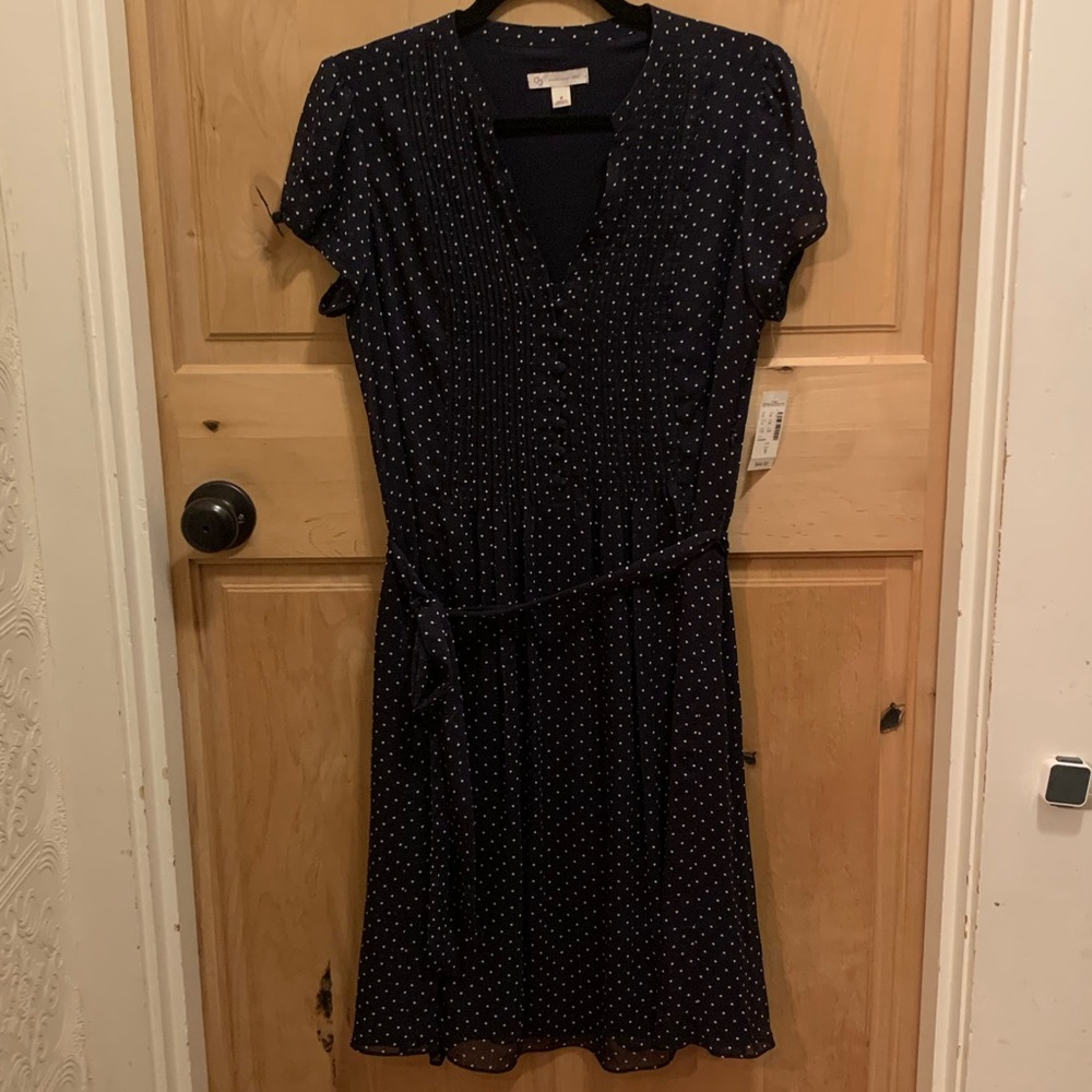 Dressbarn polka dot dress